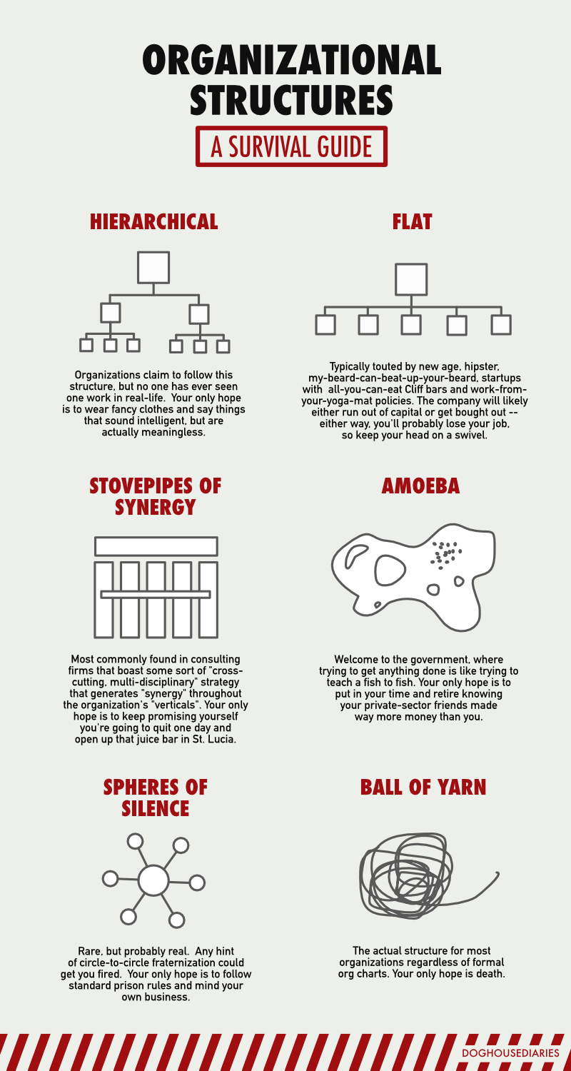 Illustration for article titled A Visual Guide to Your Company's Organizational Structure
